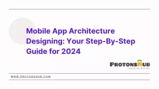mobile app architecture designing your step