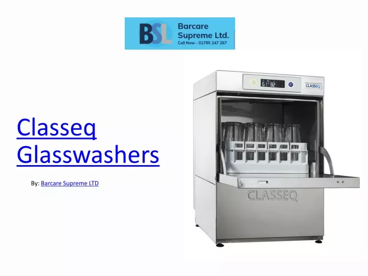 classeq glasswashers