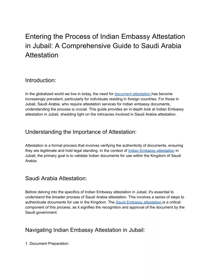 entering the process of indian embassy