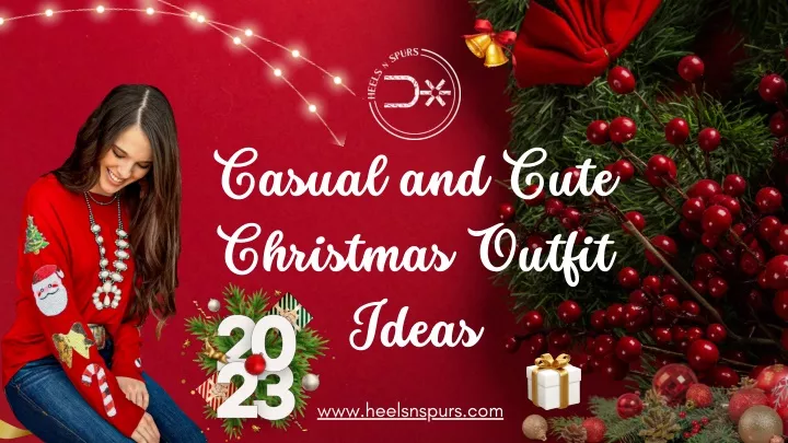 casual and cute christmas outfit ideas