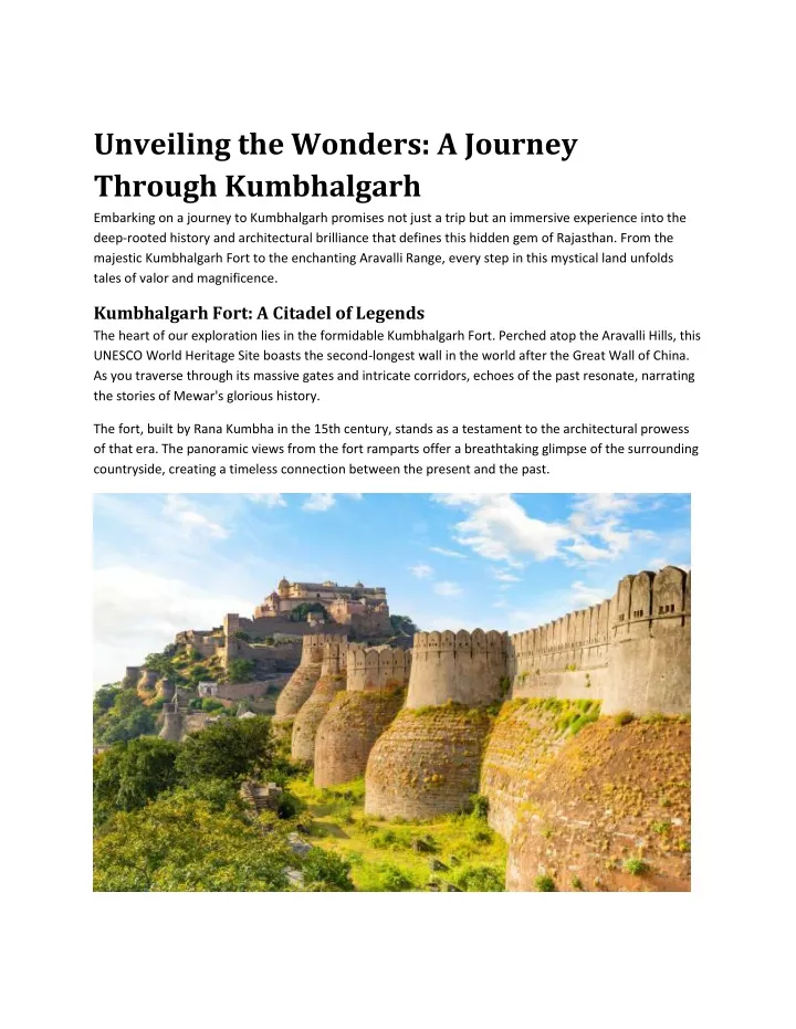 unveiling the wonders a journey through