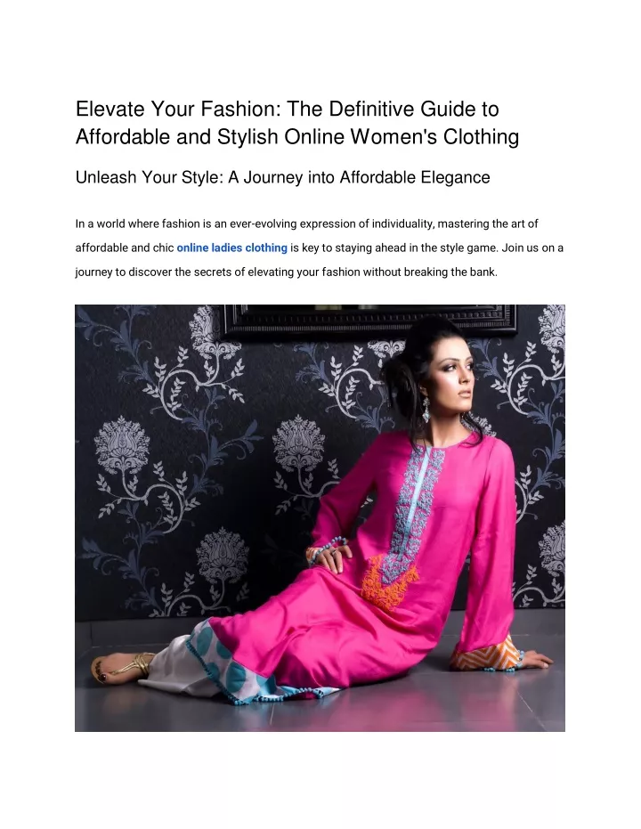 elevate your fashion the definitive guide