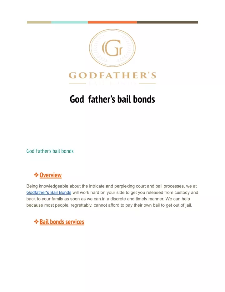god father s bail bonds