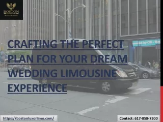 Crafting the Perfect Plan for Your Dream Wedding Limousine Experience
