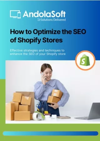How to Optimize the SEO of the Shopify Stores