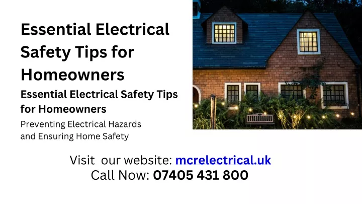 essential electrical safety tips for homeowners