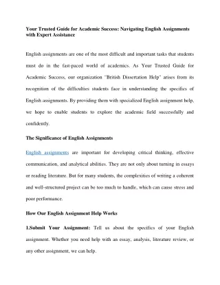 your trusted guide for academic success