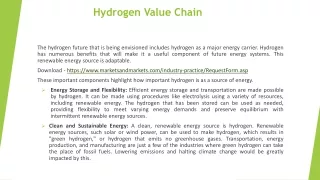 hydrogen value chain