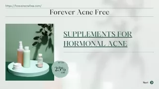 Supplements for Hormonal Acne | Forever Acne Free