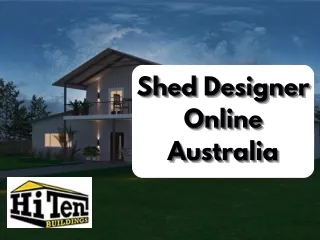 Shed Designer Online Australia