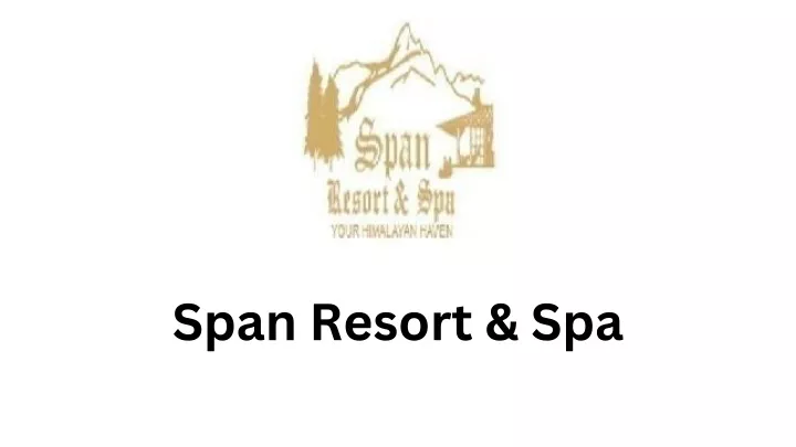 span resort spa