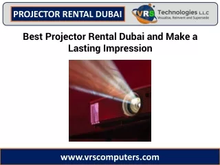 Best Projector Rental Dubai and Make a Lasting Impression