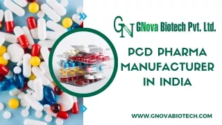 Best PCD Pharma Franchise Distributors in India