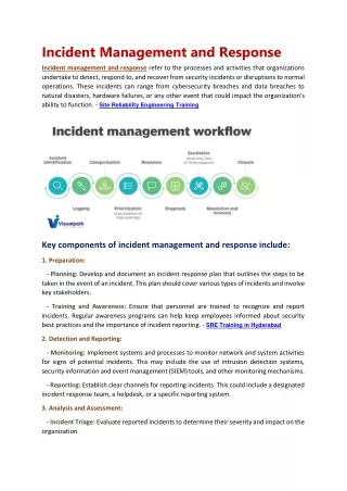 incident management and response