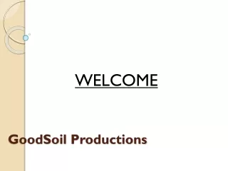 goodsoil productions