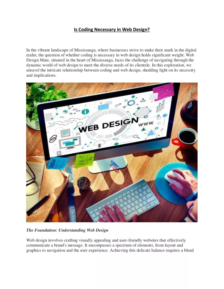 is coding necessary in web design
