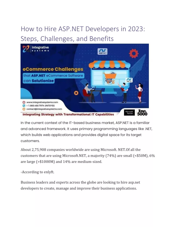 how to hire asp net developers in 2023 steps