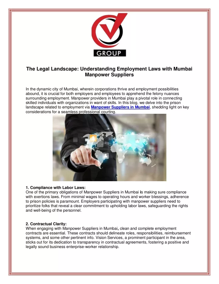 the legal landscape understanding employment laws