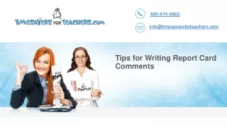 Tips for Writing Report Card Comments - Timesavers for Teachers_edited