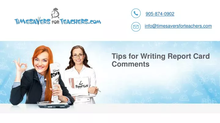 tips for writing report card comments