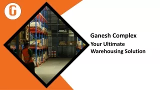 Warehouse for Rent in Kolkata - Ganesh Complex