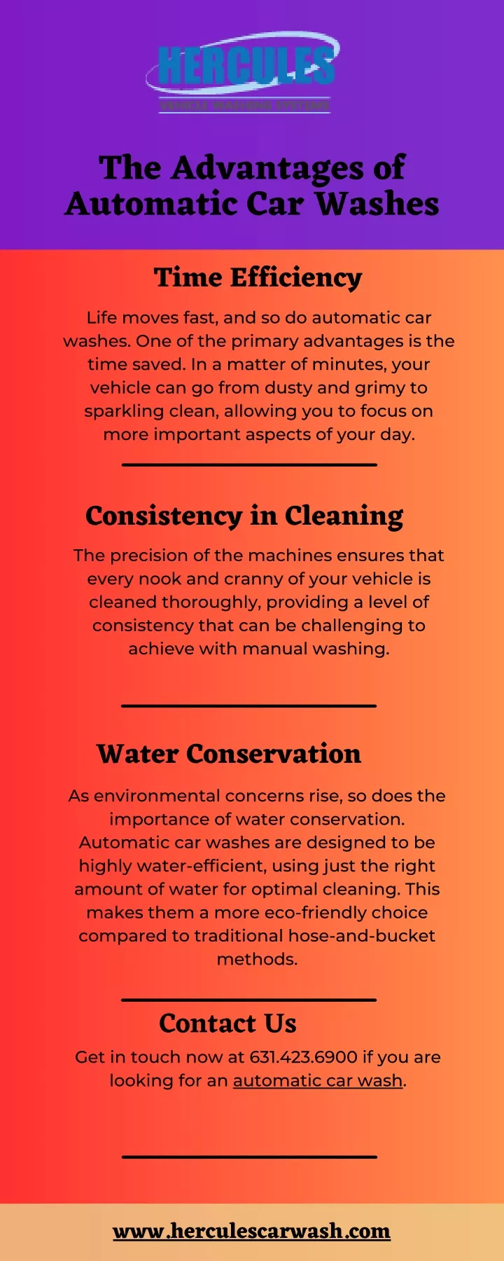 the advantages of automatic car washes