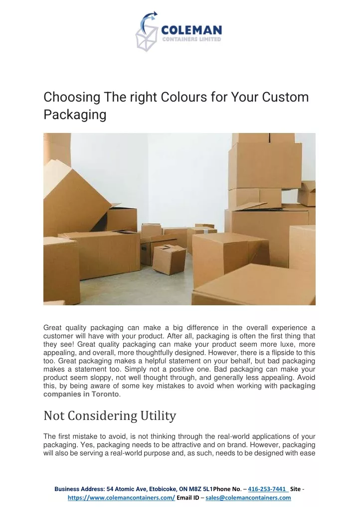 choosing the right colours for your custom