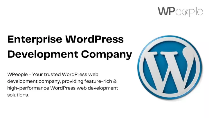 enterprise wordpress development company