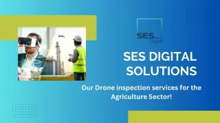 Our Drone inspection services for the Agriculture Sector!
