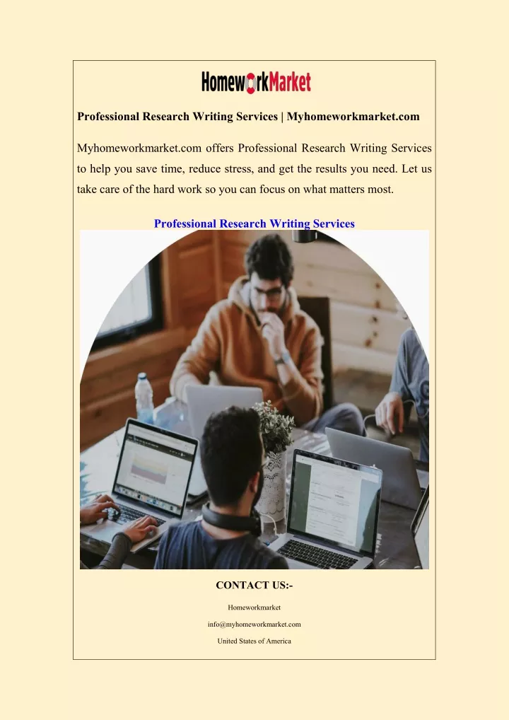 professional research writing services