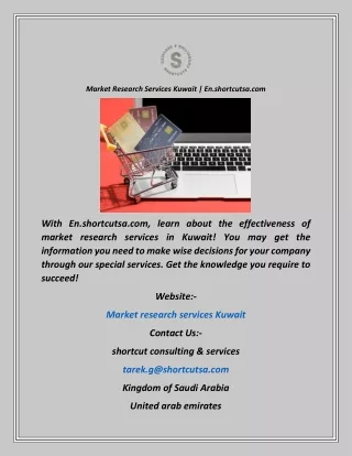 Market Research Services Kuwait  En.shortcutsa