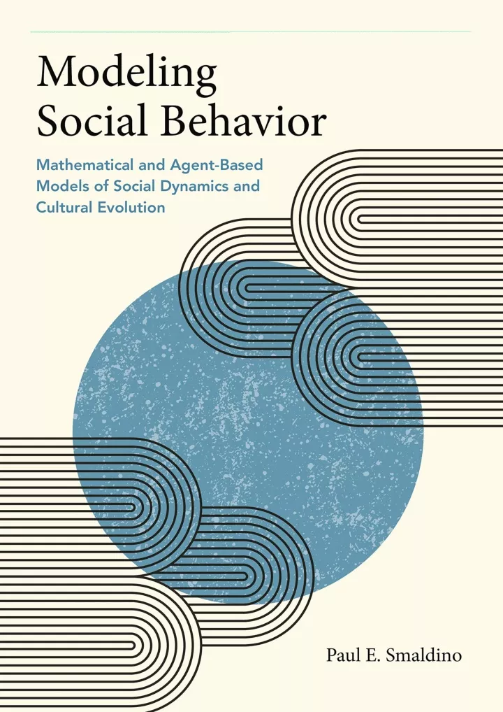 get pdf download modeling social behavior