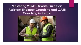 mastering 2024 ultimate guide on assistant engineer coaching and gate coaching in kerala