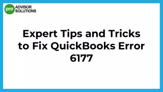 expert tips and tricks to fix quickbooks error