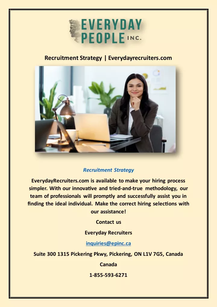 recruitment strategy everydayrecruiters com