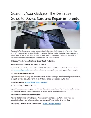 guarding your gadgets the definitive guide