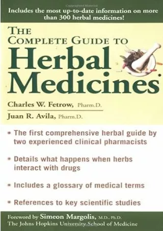 Ebook❤️(download)⚡️ The Complete Guide To Herbal Medicines