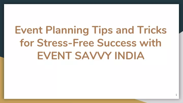event planning tips and tricks for stress free success with event savvy india