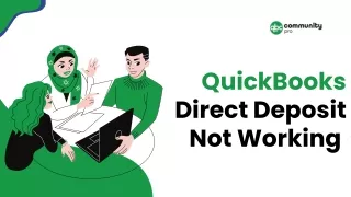 Solution for QuickBooks Direct Deposit Not Working - Step By Step