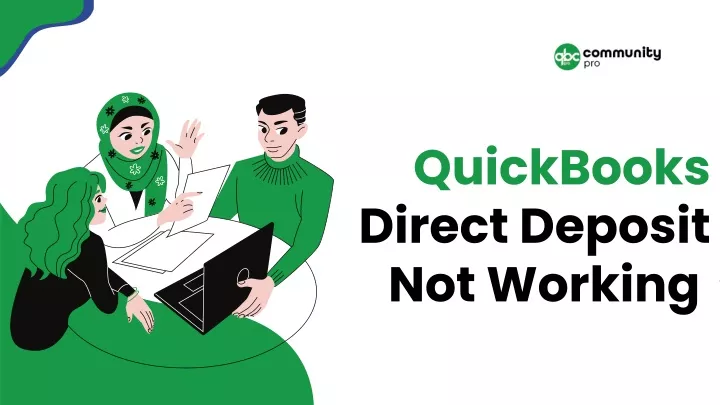 quickbooks direct deposit not working