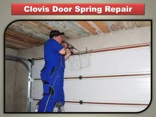 Seamless Clovis Door Spring Repair Restore Your Garage's Functionality