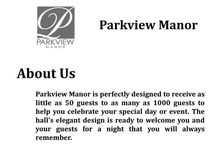 parkview manor