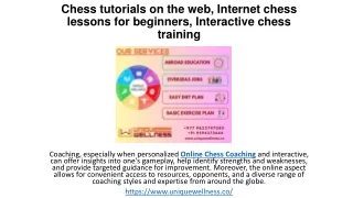 chess tutorials on the web internet chess lessons for beginners interactive chess training