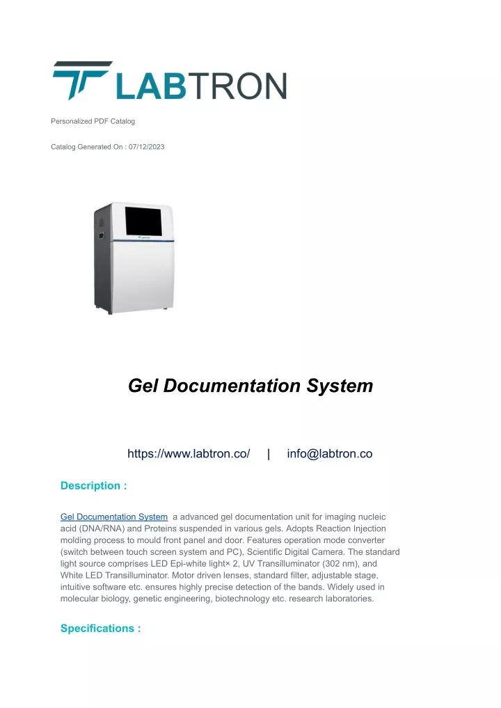 personalized pdf catalog