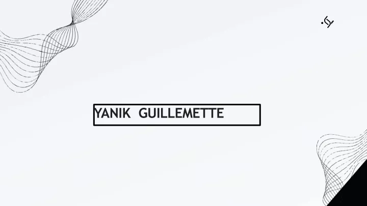 yanik guillemette