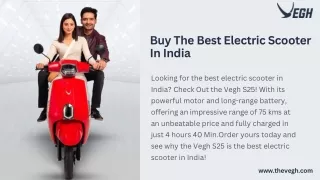 Buy the Best electric scooter in india