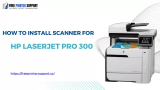 how to install scanner for