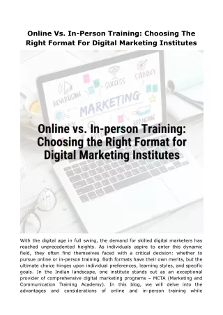 Online Vs. In-Person Training_ Choosing The Right Format For Digital Marketing Institutes.docx