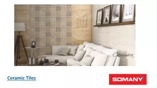 Buy Trending Ceramic Tiles form Somany