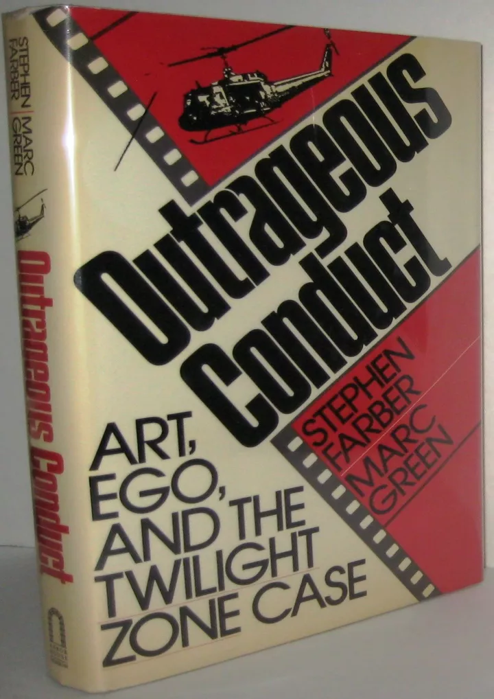 outrageous conduct art ego and the twilight zone